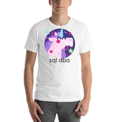 Personalized Party Unicorn Sql Dba tee preview