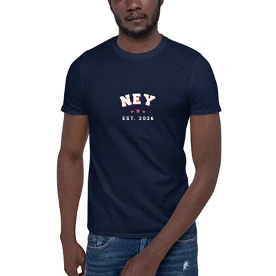 Ney Varsity Arch dark tee preview