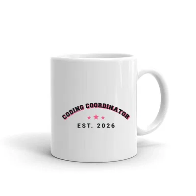 Coding Coordinator Varsity Arch mug preview