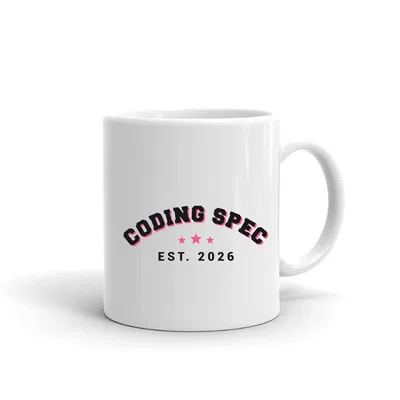 Coding Spec Varsity Arch mug preview