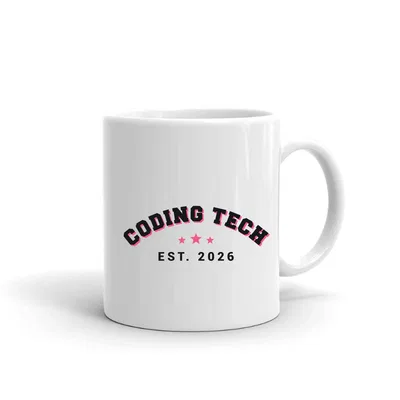 Coding Tech Varsity Arch mug preview