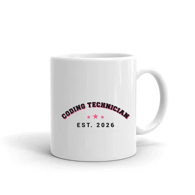 Coding Technician Varsity Arch mug preview