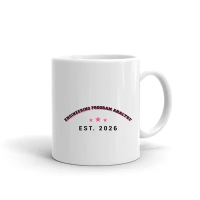 Engineering Program Analyst Varsity Arch mug preview