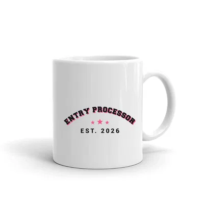 Entry Processor Varsity Arch mug preview