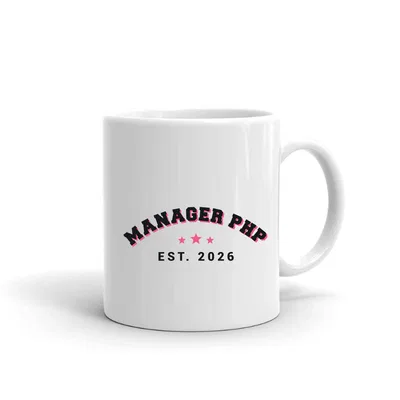 Manager Php Varsity Arch mug preview