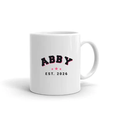 Abby Varsity Arch mug preview