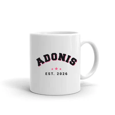 Adonis Varsity Arch mug preview
