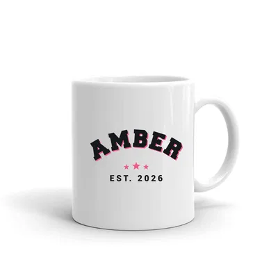 Amber Varsity Arch mug preview
