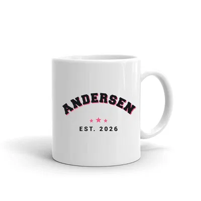 Andersen Varsity Arch mug preview