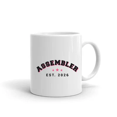 Assembler Varsity Arch mug preview