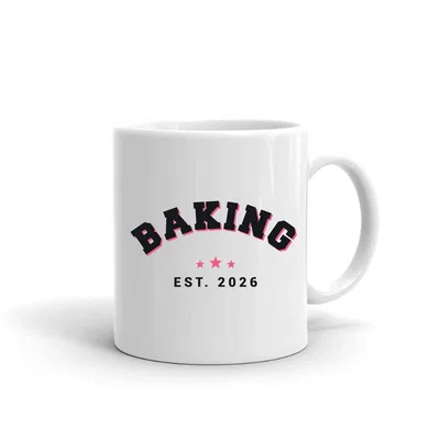 Baking Varsity Arch mug preview