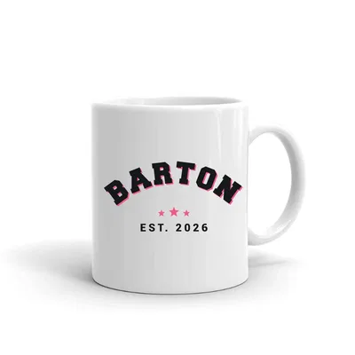 Barton Varsity Arch mug preview