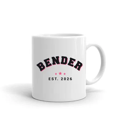 Bender Varsity Arch mug preview