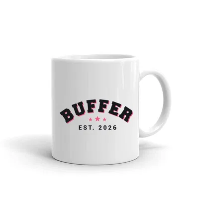 Buffer Varsity Arch mug preview