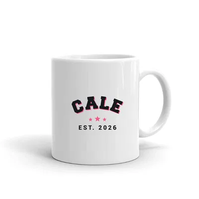 Cale Varsity Arch mug preview