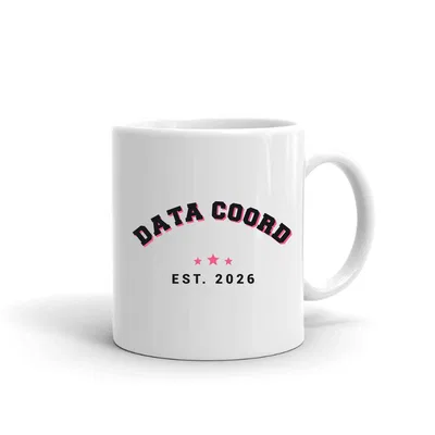 Data Coord Varsity Arch mug preview