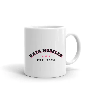 Data Modeler Varsity Arch mug preview