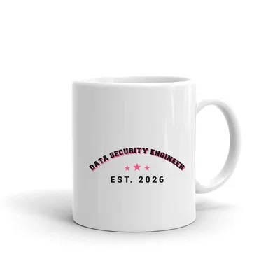 Data Security Engineer Varsity Arch mug preview