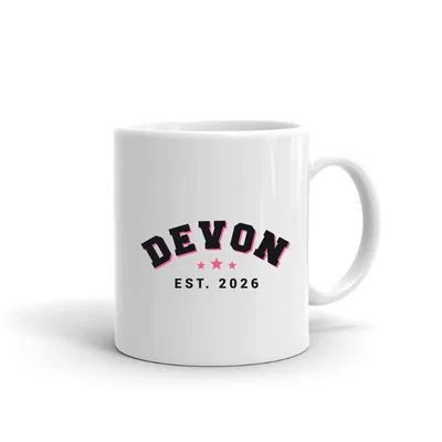 Devon Varsity Arch mug preview