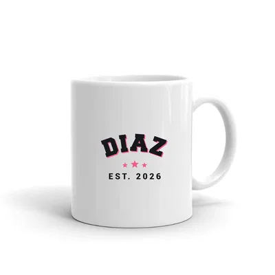 Diaz Varsity Arch mug preview