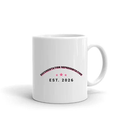 Documentation Representative Varsity Arch mug preview