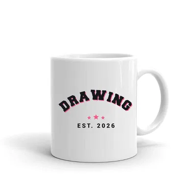 Drawing Varsity Arch mug preview