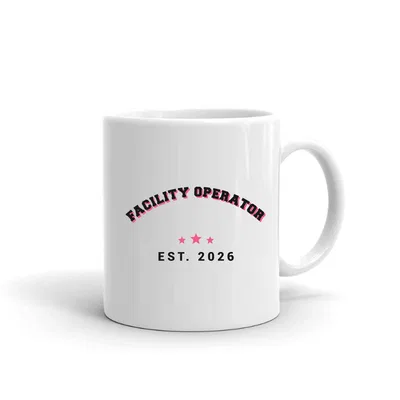 Facility Operator Varsity Arch mug preview