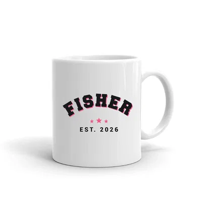 Fisher Varsity Arch mug preview