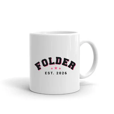 Folder Varsity Arch mug preview