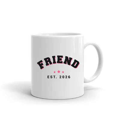 Friend Varsity Arch mug preview