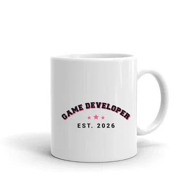 Game Developer Varsity Arch mug preview