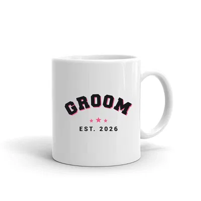 Groom Varsity Arch mug preview