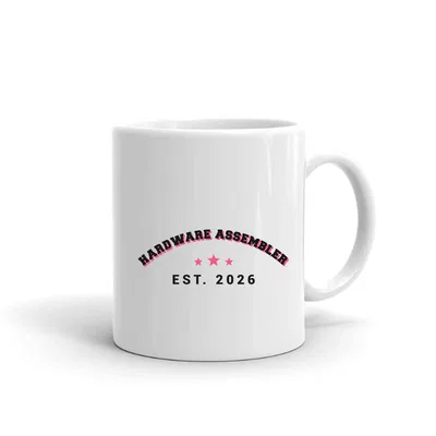 Hardware Assembler Varsity Arch mug preview