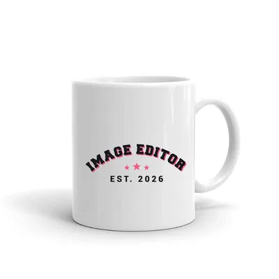 Image Editor Varsity Arch mug preview