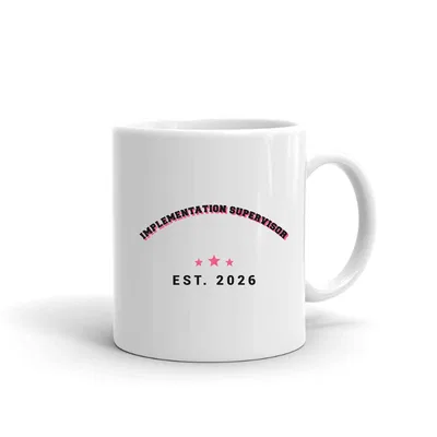 Implementation Supervisor Varsity Arch mug preview