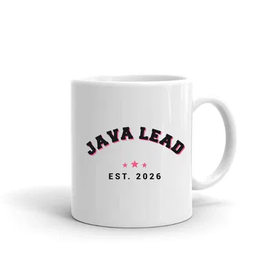 Java Lead Varsity Arch mug preview
