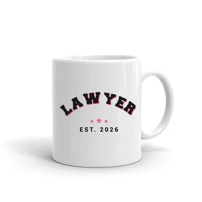 Lawyer Varsity Arch mug preview