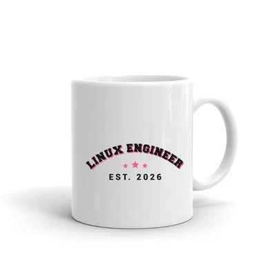 Linux Engineer Varsity Arch mug preview