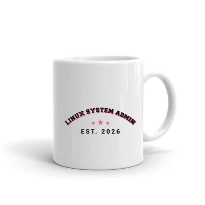 Linux System Admin Varsity Arch mug preview