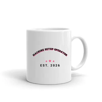 Machine Setup Operator Varsity Arch mug preview
