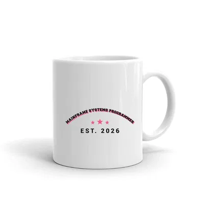 Mainframe Systems Programmer Varsity Arch mug preview