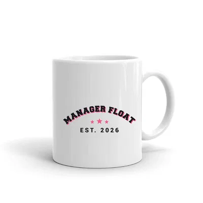 Manager Float Varsity Arch mug preview