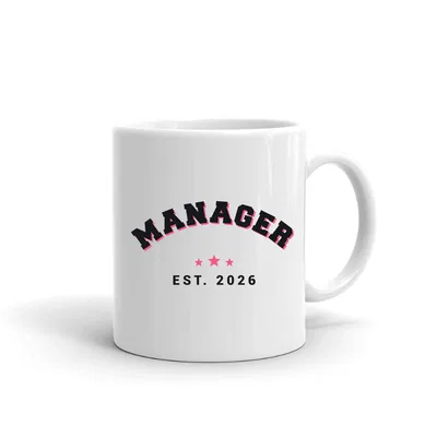 Manager Varsity Arch mug preview