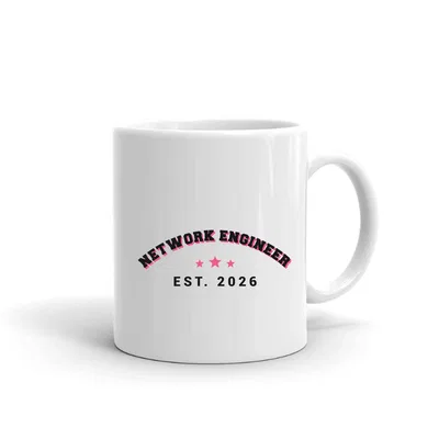 Network Engineer Varsity Arch mug preview