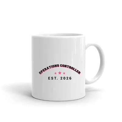 Operations Controller Varsity Arch mug preview
