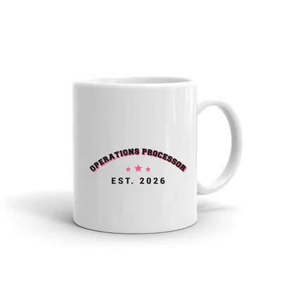 Operations Processor Varsity Arch mug preview