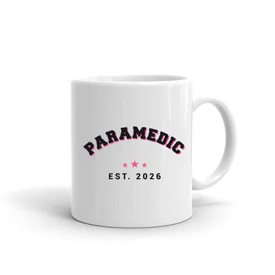 Paramedic Varsity Arch mug preview