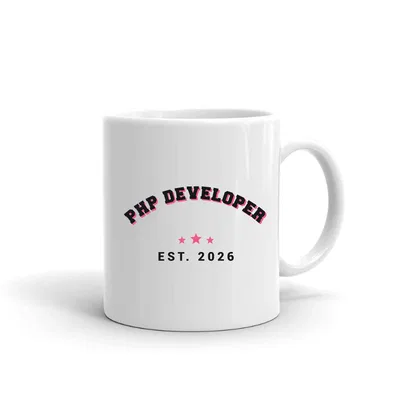Php Developer Varsity Arch mug preview