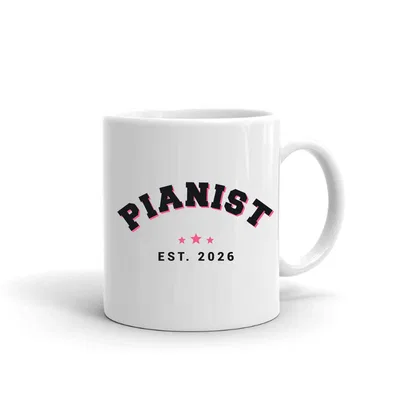 Pianist Varsity Arch mug preview