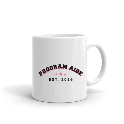 Program Aide Varsity Arch mug preview
